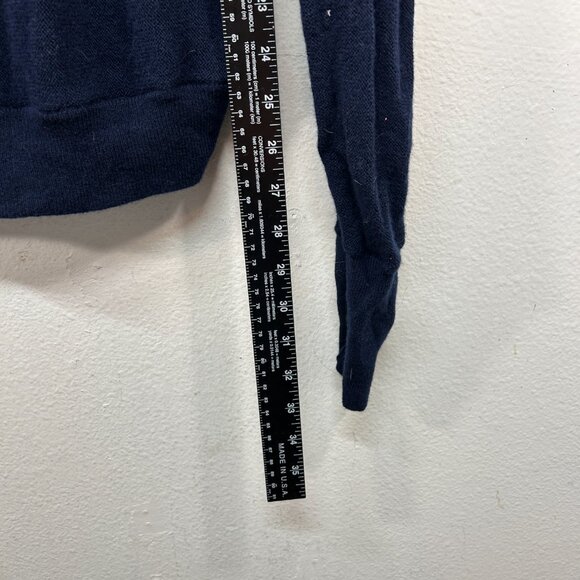 Lacoste mens sweater XS 36 BLUE vneck WOOL PREPPY EVERYDAY CASUAL ACADEMIA GATOR - Picture 9 of 12